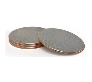 ชุดจานรองแก้วน้ำชาแบบตกแต่ง รูปทรงกลม พร้อมที่เก็บแบบเข้าชุด - Product Image 1