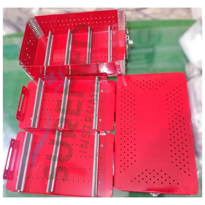 Aluminum Surgical Tray Sterilization Box Medical Instrument Storage Aluminum Surgical Tray Sterilization Box Reusable - Product Image 1