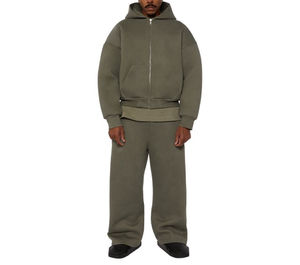 Conjunto Deportivo de Forro Polar con Capucha, Unisex, Informal, para Invierno, de Gran Tamaño, Ligero, Transpirable y de Secado Rápido, Venta Caliente 2026 - Product Image 1