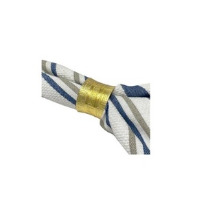 Luxury Modern Gold Textured Aluminum Durable Napkin Ring Set Eco-Friendly Decorative <b>Table</b> Accessory Weddings Bulk Customizable - Product Image 6
