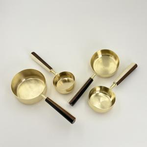 Novedad en Utensilios de Repostería, Utensilios de Cocina de Acero Inoxidable, Herramientas de Medición con Revestimiento PVD Dorado y Mango de Resina para Uso en el Hogar, Restaurantes y Hoteles - Product Image 4