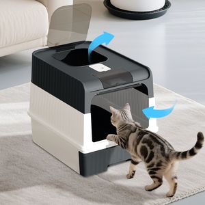 Lettiera per Gatti Magic Cube da 9L |   Dispenser Automatico Silenzioso in Materiale PP, Mani Libere per Godersi la Vita Pura - Product Image 3