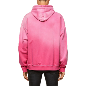 Top Quality 2025 Men's Double-Layer Acid Wash Sun Faded Distressed <b>hoodies</b> Vintage Print No <b>String</b> Hoodie <b>For</b> Men - Product Image 2