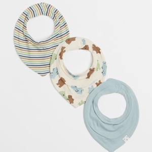 Bavoirs pour bébé personnalisés, motifs colorés et mignons, lingettes pour bébé, bandanas d'alimentation pour bébé, bavoirs en coton imperméables pour bébé - Product Image 3