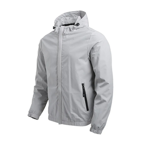 Bulk Custom Design Fitness Apparel Outdoor Training Windproof Water Repellent Running Wear 2 Piece <b>Set</b> Low MOQ Gym Windbreaker - Product Image 1