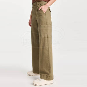 Pantalones Caro personalizados de alta calidad para mujer, nuevo estilo, ropa de calle, Parte delantera plana, hasta la rodilla, cintura media para la temporada de primavera, venta en línea - Product Image 3