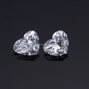 Prix d'usine direct taille coeur cultivé en laboratoire DEF couleur VVS HPHT CVD diamant synthétique prix de gros meilleure qualité forme fantaisie CVD - Product Image 1