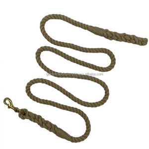 Mejor venta al por mayor precio trenzado a mano suave cómodo algodón cuerdas de plomo y accesorios de equitación - Product Image 1