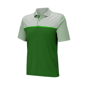 Polo à manches courtes en tricot pour homme, couleur bleu gris, style golf, séchage rapide - Product Image 2