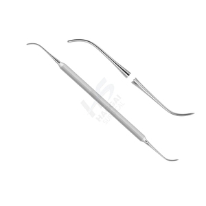 Spatules dentaires professionnelles manuelles en acier inoxydable, ensemble de spatules à ciment, couteaux à double extrémité pour la sculpture et le modelage de la cire - Product Image 4