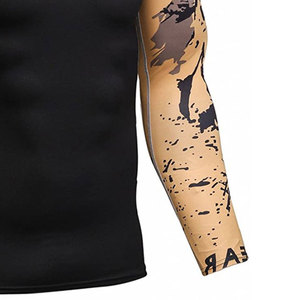 Impression personnalisée de rash guards, tissu sport premium, séchage rapide, vêtements de sport, export direct d'usine, qualité supérieure - Product Image 6
