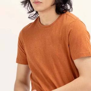 Impression en gros d'usine, t-shirts unis personnalisés avec logo imprimé, t-shirts unisexes décontractés pour la vente en ligne - Product Image 4