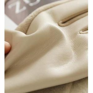 Guantes Unisex de Invierno de Gamuza y Cuero con Pantalla Táctil, Resistentes al Viento, Transpirables, para Motocicleta, Estilo Ejecutivo, Ligeramente Impermeables - Product Image 6