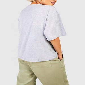 Camiseta de punto de algodón Unisex, estampado informal, decoración bordada, hombro caído, ajuste holgado, transpirable para hombres y mujeres - Product Image 3