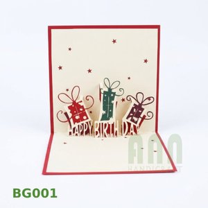 ANN HANDICRAFT Cartes de vœux et cartes de remerciement personnalisées imprimées en 4 couleurs, 3D, avec vernis brillant, fabriquées au Vietnam - Product Image 5