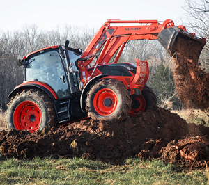 Tracteur Kioti à prix d'usine avec cabine, moteur diesel 4x4, tracteur agricole compact, tracteur utilitaire avec cabine climatisée, chargeurs - Product Image 1