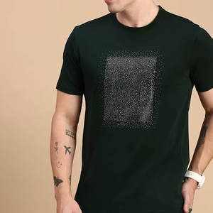 T-shirt graphique surdimensionné en coton lourd 100 % avec impression DTG personnalisée, effet délavé vintage, style streetwear pour homme – Fabricant de mode - Product Image 5