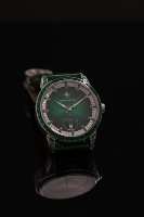 Jam Tangan Mekanis Pria Stainless Steel Buckle Sapphire Alexander Ferros 9081S-06 Otomatis Sport Tahan Air 5BAR 40mm Kulit