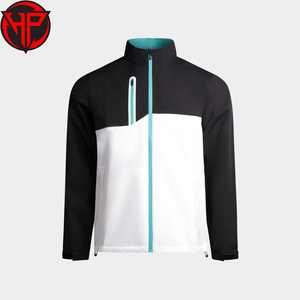 เสื้อกันฝนกอล์ฟแบบกันน้ำ ระบายอากาศได้ดี คอตั้ง แขนครึ่งตัว สำหรับกิจกรรมกลางแจ้ง ป้องกันลม เสื้อแจ็คเก็ตกันลมสำหรับเล่นกีฬา - Product Image 1