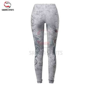 Leggings de sport pour femmes à taille haute, confortables et antibactériens, vente en gros du fabricant, taille personnalisée - Product Image 2