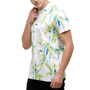 เสื้อยืดผู้ชายผ้าฝ้ายแห้งเร็ว พิมพ์ลายโลโก้ตามสั่ง ราคาขายส่ง ลายเรียบ - Product Image 3