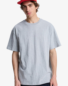 Camiseta Ligera de Algodón para Hombre, Cuello Redondo, Manga Corta, Color Gris, Corte Regular, Estilo Casual, Tejido Jersey, Color Liso - Product Image 3