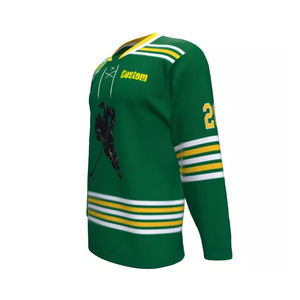 Maillot de hockey sur glace en polyester 100% sublimé, fabrication OEM, produit au Pakistan, vente chaude - Product Image 3