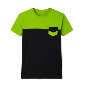 Custom Logo Embroidered Knitted Men's T-Shirts Regular Solid <b>Design</b> Anti-Pilling Loose Fit Polyester/Cotton Custom Logo Printing - Product Image 3