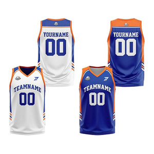 เสื้อบาสเก็ตบอลสไตล์วิทยาลัยสำหรับผู้ชายและเยาวชน ระบายอากาศได้ดี ผลิตจากโพลีเอสเตอร์ รับสั่งทำสีทีม หมายเลข และชื่อ ขายส่งจากโรงงานโดยตรง - Product Image 1