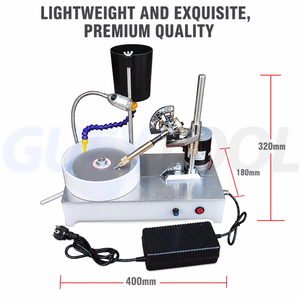 2800RPM Gemstone Grinding Faceting Machine Faceted Jewelry Polishing Machine Polisher Flat Grinder Lapidary Machine 120W - Product Image 4