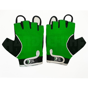 Gants de musculation professionnels Vivid Greens avec rembourrage amélioré de la paume |   Poignée antidérapante de qualité supérieure pour un équipement de musculation ultime - Product Image 3