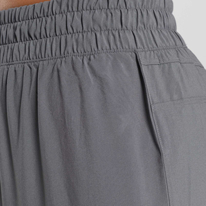 Premium Women High Waist Elastic Waist Quick Dry 100% Polyester Fashion <b>Shorts</b> Casual Streetwear Wholesale Manufacturer - Product Image 6