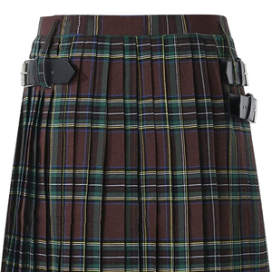 Auténtico kilt escocés para hombre, ropa hereditaria, diseño de tartán de lana, estilo artesanal, cintura ajustable para ceremonias y uso casual. - Product Image 5