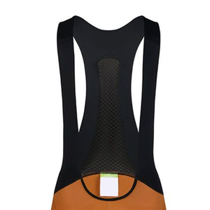 Cuissard de cyclisme pour homme marron et noir avec dos en mesh – Vêtement de performance pour le vélo - Product Image 2
