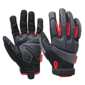 Guantes Mecánicos Amara de Cuero Sintético de Primera Calidad, Resistentes al Calor y a Impactos con Goma TPR, Antideslizantes para la Construcción y Manipulación - Product Image 1