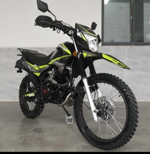 Motocicleta Todoterreno Verde y Negra de 125cc con Freno de Disco Delantero y Gran Distancia al Suelo Modelo HAC # 410 Según DEMANDA DEL CLIENTE - Product Image 1