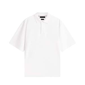 Polo de golf pour homme, best-seller, décontracté, prix de gros, surdimensionné, avec logo brodé personnalisé, uni, pour l'été - Product Image 6