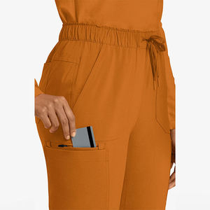 Hospital Uniforms Nursing <b>Scrub</b> Uniform Short Sleeve Elasticity Tops Pants Uniforms Women <b>Nurse</b> <b>Scrubs</b> Sets Wholesale - Product Image 6