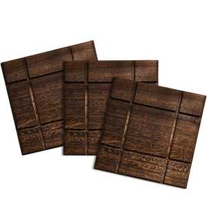 Hexagon Wooden Chevron Trivet V Shaped Slotted Heat Resistant Hot Pot Pad Kitchen Countertop Protector Geometric Coaster - Product Image 1