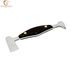 Juego de Herramientas de Herrador en Oferta |   Cortador de Pezuñas y Pulidor de Acero Inoxidable |   Kit de Herramientas para Herraduras con Recubrimiento de Polvo Negro - Product Image 1