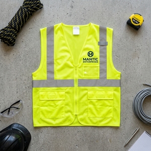 High Quality Saftey Vest Reflector Construction Sleeveless Safety Traffic Vest Men's Reflective Safety Vest - Product Image 5