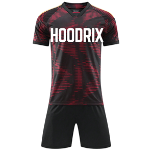 ชุดยูนิฟอร์มฟุตบอลเยาวชนแบบปรับแต่งได้ แห้งเร็ว เสื้อฟุตบอลเด็กพร้อมกางเกงขาสั้นเข้าชุด น้ำหนักเบา ระบายอากาศได้ดี - Product Image 3