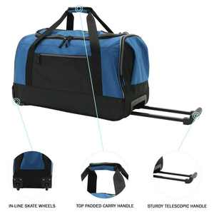 High Performance Sports Duffle Bag Waterproof Gym Travel Bag Durable Material Multi Use Shoulder <b>Strap</b> Fitness Bag - Product Image 4