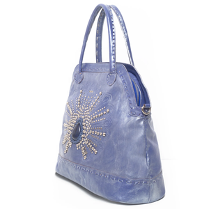 <b>Mini</b> Queen Peacock Bag Metallic Violet Weekend Travelling Bag Large Capacity Fitness Female Ladies Tote Duffle Travel Bags Women - Product Image 6