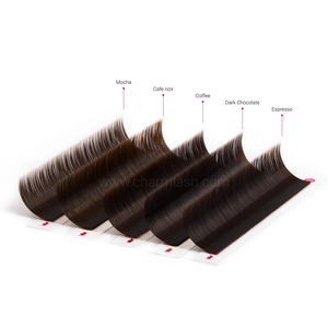 Charmlash Lash Extensions Wholesale Brown Eyelash Volume Lash Dark Brown Russian Volume Stable Curl Custom Private Label Fluffy - Product Image 2