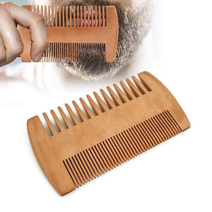 Factory Sale 4-piece Beard Tools Men Beard Brush Custom logo Shaving Kit Beard Brush and Comb <b>Set</b> - Product Image 4