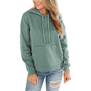 Sweat-shirts élégants et confortables pour femmes avec col montant et logo frontal, service ODM, pour rester au chaud en hiver et pour toutes les occasions - Product Image 5