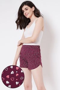 Falda pantalón con estampado de puntos para mujer, cintura elástica, informal, de punto, de algodón, transpirable, con bolsillos, corte regular - Product Image 5
