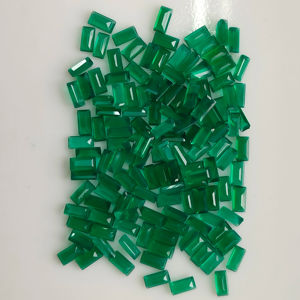 Ónix Verde Natural 6x3MM Corte Baguette, Gema Suelta de la Mejor Calidad para la Fabricación de Joyas - Product Image 3