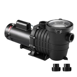 Pompa per Piscina a Doppia Velocità 1.5HP 230V per Piscine Fuori Terra 1100W con Potente Filtro a Cestello Tipo Spa 5400 GP - Product Image 1